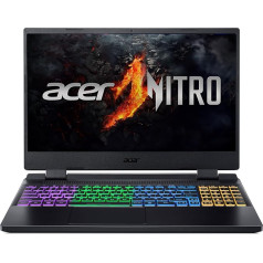 Acer Nitro 5 (AN515-58-941L) spēļu klēpjdators | 15,6 collu FHD 144 Hz displejs | Intel Core i9-12900H | 16 GB RAM | 1 TB SSD | NVIDIA GeForce RTX 4060 | Windows 11 | QWERTZ tastatūra | Black