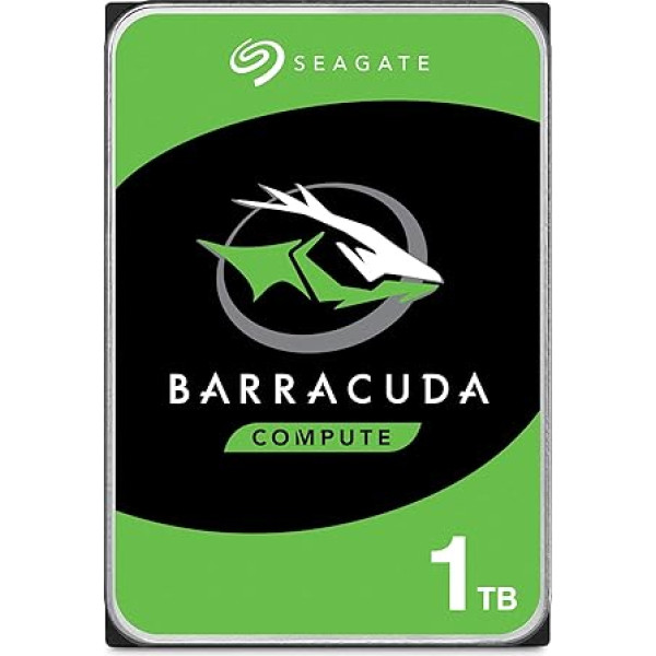 Seagate Barracuda ST1000DMZ14 1TB iekšējais cietais disks 3,5 collu 7200 apgr./min 64 MB kešatmiņa SATA 6 Gb/s sudraba FFP