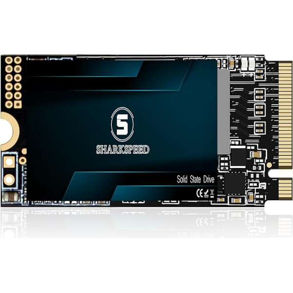 SHARKSPEED SSD 512GB M.2 2242 NVMe 42 mm PCIe Gen 3.0x4, Read up to 2,200MB/s, Hard Drive Internal Solid State Drive for Laptop Desktop Ultrabook