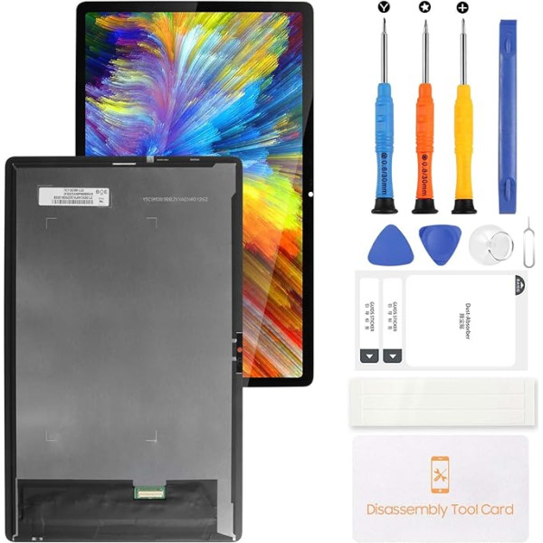 LCD ekrāns priekš Lenovo Tab P11 Gen 2 / P11 2022 TB350FU TB350XU TB350 TB350 Rezerves ekrāns LCD displejs Skārienjūtīgais ekrāns Digitalizatora montāžas remonta detaļas ar instrumentiem (melns)