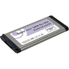 Sonnet Technologies TSATA6-PRO1-E34 Tempo Edge SATA 6GB Pro ExpressCard/34 (1 ports) melns, sudrabots, sudrabots