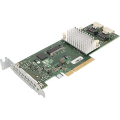 ASHATA Raid Controller Card, PCIe SAS Controller Card 6Gbps Raid Controller Card 2 SAS SSF 8087 0 1 10 Raid Levels Smart Array Card for Computer Hard Drive