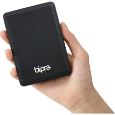 Bipra 120 GB portatīvais U3 USB 3.0; 5000 Mbit/s; FAT32; 63,5 mm (2,5), melns, melns 500 GB