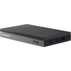 Orbsmart AW-15L Mini-PC Windows 11 Pro Desktop-PC | Dators | Micro PC | viegls | ērts | ērts (Intel N100 CPU, 8GB RAM, 256GB iekšējā atmiņas, 2X HDMI, USB-C, WiFi 6)