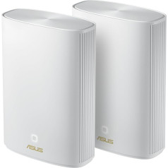 ASUS ZenWiFi AX Hybrid (XP4) AX1800 + Powerline Set of 2 White Combinable Router (Tethering as 4G and 5G Router Replacement, AX1800 + AV1300 Whole-Home Mesh WiFi 6 System, Coverage of up to 510 m²)