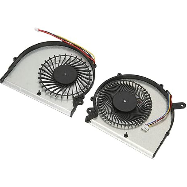 4 Pin CPU Cooling Fan for GIGABYTE, for AERO 15, for 15X, for AERO 14, for GIGABYTE RP64W, for RP65W, PR65 RP65W, CPU Fan Computer Accessories, Easy to Use, Install (CPU and GPU Fan)