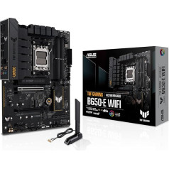 ASUS TUF Gaming B650M-E WiFi Материнская плата Socket AMD AM5 (Ryzen 7000, mATX, PCIe 5.0, память DDR5, WiFi 6E, USB 3.2 Gen 2x2 Type-C, Aura Sync)