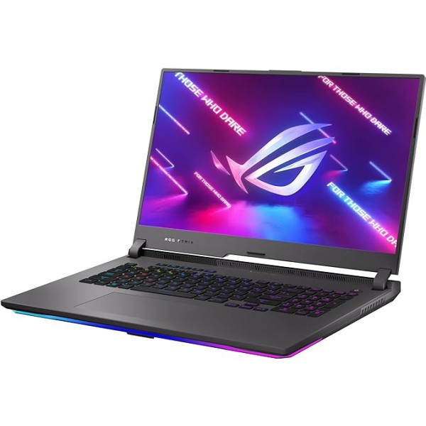 Asus ROG Strix 17 spēļu klēpjdators | 17,3 collu 2K 240 Hz matēts IPS displejs | AMD Ryzen 9-6900HX | 32 GB RAM | 1000 GB SSD | NVIDIA RTX 3070Ti | Windows 11 | QWERTZ tastatūra | Eclipse Grey