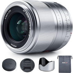 VILTROX 33 mm F1.4 M sudraba krāsā automātiskās fokusēšanas fiksēta fokusa pamatobjektīvs priekš Canon EF-M montāžas bezspoguļa kamerām EOS M10 M100 M200 M3 M5 M50 M50II M6 M6II