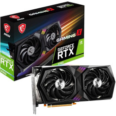 MSI Gaming GeForce RTX 3060 12GB 15Gbps GDRR6 192-bitu HDMI/DP PCIe 4 Twin-Frozr Torx Fan Ampere RGB OC Grafiskā karte (RTX 3060 Gaming X 12G)