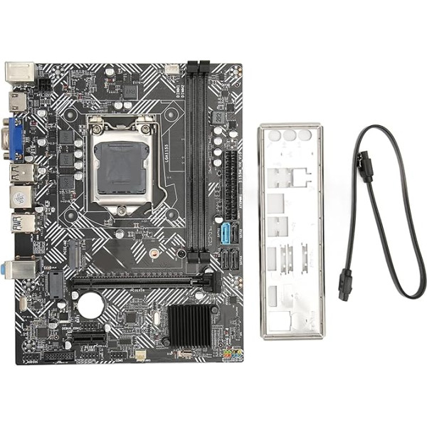 Материнская плата M ATX, B75M VH LGA 1151 Slot DDR3 × 2 16GB, SATA 3.0, USB 3.0 × 2, USB 2.0 × 2, 4 Pin 24 Pin Power, M.2 NVME PCIe X16 Материнская плата