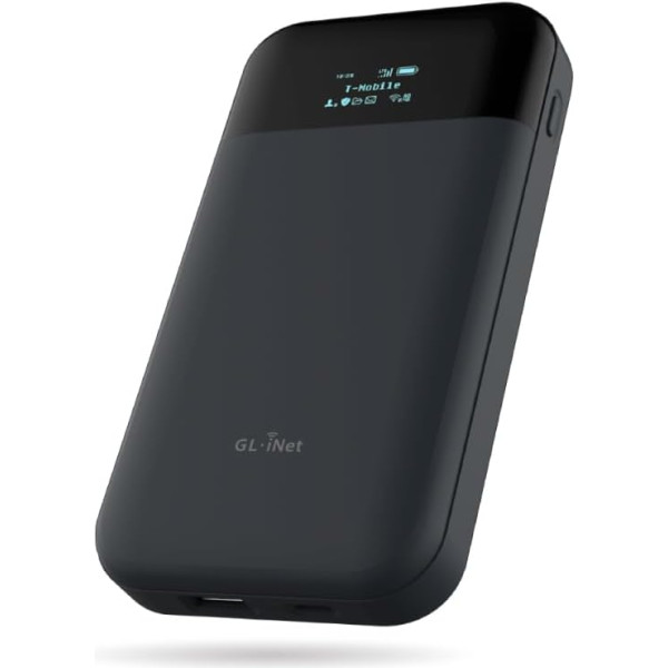 GL.iNet GL-E750V2 (MUDI) 4G LTE Portable WiFi Hotspot ceļojumiem | Mobilā Hotspot ierīce, OpenWrt, OpenVPN, WireGuard, Gate, 7000mAh, globālā versija