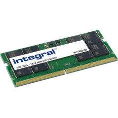 Integral 16GB DDR5 RAM 4800MT/s SODIMM portatīvajam datoram/nebookam/MacBook PC5-38400 Atmiņa | RAM DDR5 | DDR 5 | DDR5 RAM 16GB | Atmiņas modulis DDR5