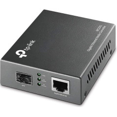 TP-Link Gigabit SFP multivides pārveidotājs, atbilst IEEE 802.3ab un IEEE 802.3z standartiem, FX ports atbalsta karsto maiņu (MC220L)