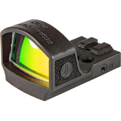 Sig Sauer ROMEOZERO-PRO Red Dot 1x30 3 MOA Dot Red Dot Reticle Black Mini Red Dot Visor Reflective Visor Light Dot Visor Sports Shooting Hunting Hunter Pistol