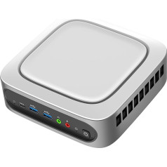 AWOW Mini PC ar Windows 11 Pro, i9-11900H (8C/16T, līdz 4,9 GHz), 32GB (2x16GB) SODIMM-RAM, 1TB NVMe PCIe 3.0 SSD, WiFi 6, BT 5.2, 4K Triple Display, Type-C, Dual 2.5G LAN