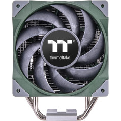 Thermaltake Toughair CL-P075-AL12RG-A 510 180W TDP CPU dzesētājs sacīkšu zaļš Intel/AMD bāze (LGA 1700/1200), dubults 120mm 2000RPM augsta statiskā spiediena PWM ventilators ar