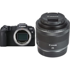 Canon EOS RP pilna formāta sistēmas kamera - korpuss ar RF 35 mm F1.8 Macro is STM (bezspoguļa, 26,2 megapikseļi, 7,5 cm Clear View LCD II, 4K, DIGIC 8 attēla procesors, WiFi, Bluetooth, Full Frame)