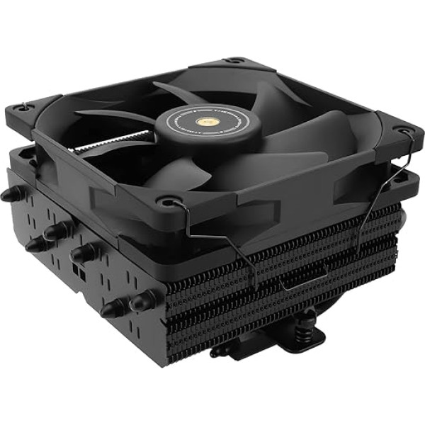 Thermalright SI-100 Black CPU gaisa dzesētājs 6×6mm Heatpipes TL-E12B PWM Quiet Fan CPU Cooler ar S-FDB V2.0 gultņiem AGHP 3.0 tehnoloģija AMD AM4 AM5/Intel 1150/1151/1200/1700/2011,