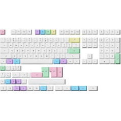 Dye Sublimation Keycaps | Cherry Profile for Custom Merchanical Keyboard | 139 Keys (Milkshake)