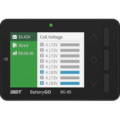 ISDT BG-8S Battery Indicator Battery Tester Battery Tester for LiPo/Life/Li-ion/NiMH/Nicd