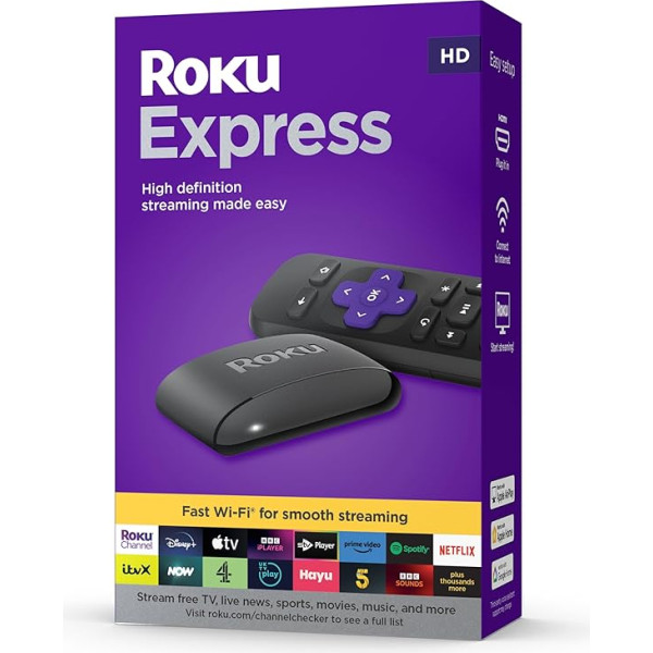 Roku 3960EU Express HD straumēšanas multivides atskaņotājs - melns