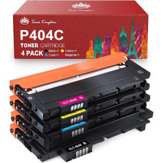 Toner Kingdom CLT-P404C CLT-404S Tonera kasetnes saderīgas ar Samsung P404C 404S Toneris priekš Samsung C480W Xpress C480 C480 C480FW C48X C430 C430W C480FN C432W C433W C482W C483W (BK/C/M/) YY)