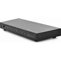 DIGITUS Professional DS-43302 - 8 portu HDMI sadalītājs, 1x8 - Full HD 1080p - HDCP 1.2 - LPCM, DTS Digital, Dolby Digital - Schwarz