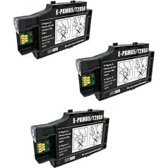3 apkopes kārbu komplekts, kas saderīgs ar Eps T2950 un C13T295000, darbojas ar Workforce WF-100 WF-100W printeri