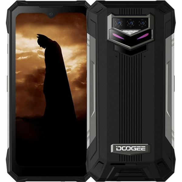 DOOGEE S89 Android 12 āra viedtālrunis bez līguma, 12000 mAh akumulators, Helio P90 8GB + 128GB, 48MP trīskāršā kamera (20MP IR nakts redzamības), IP68 izturīgs mobilais tālrunis, 6,3 collu FHD+, bezvadu