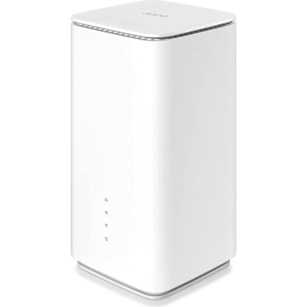 OPPO 5G CPE T1a maršrutētājs ar SIM slotu LTE Cat20 WiFi Hotspot Wi-Fi 6 AX1800, līdz 4,07 Gbps, 4X4 MIMO, savieno līdz 32 ierīcēm, atbloķēts