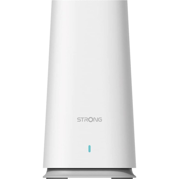 STRONG Atria Wi-Fi Mesh Home 2100 ADD-ON, WLAN pastiprinātājs, paplašinājums, līdz 2100 mbit/s, papildu 100 m2 pārklājums, atkārtotājs vai piekļuves punkts, 2,4 GHz + 5 GHz, 2 x Gigabit LAN, balts