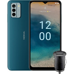 Nokia G22 6,52 collu HD+ Dual SIM Android 12 viedtālrunis, 50 MP AI kamera, 4/64 GB atmiņa, 3 dienu 5050 mAh akumulators, ātri salabojams, 2 gadu OS atjauninājumi, 3 gadu garantija un drošības atjauninājumi, zils