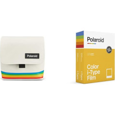 Polaroid - 6057 Now Camera Case - White & - 6009 - Instant Colour Film Type I - Single Pack - 16 Photos