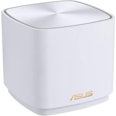 ASUS ZenWiFi XD4 Plus AX1800 Whole-Home Mesh WiFi 6 System Combinable Router (up to 204 m² Coverage, AiMesh, AiProtection, Wall Mounting, App Control) White