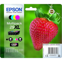 Epson oriģinālā 29 tinte zemeņu, XP-235 XP-332 XP-335 XP-432 XP-435 XP-245 XP-342 XP-345 XP-442 XP-445 XP-247 XP-257 XP-255 XP-352 XP-355 XP-452 XP-452 XP-455