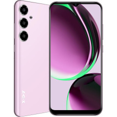 XGODY V50 Handy Ohne Vertrag, 4GB+64GB 256GB, viedtālrunis 4G Quad Core Android 10 Neu Handy mit 4500mAh und 6.52'' displejs, 15MP+8MP, Face ID Dual SIM GPS (Rosa)