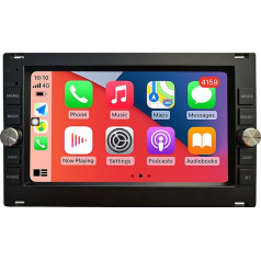 SCUMAXCON Auto Radio Stereo Android 9 2+32GB 7 collu Carplay & Android RDS FM Bluetooth WiFi WiFi Navigācijas atpakaļgaitas USB SD priekš Passat B5 Polo Bora Izmērs: 116 mm x 188 mm