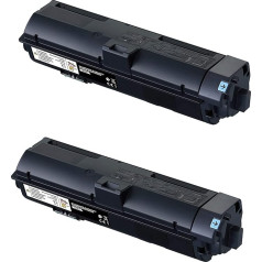 DogePro 2 tonera kasetņu komplekts, kas saderīgs ar Epson M320H (melns, 6100 nospiedumu)