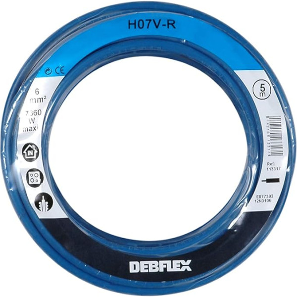 Debflex 113317 Spoles HO7 V/R 6, zilas 5 m