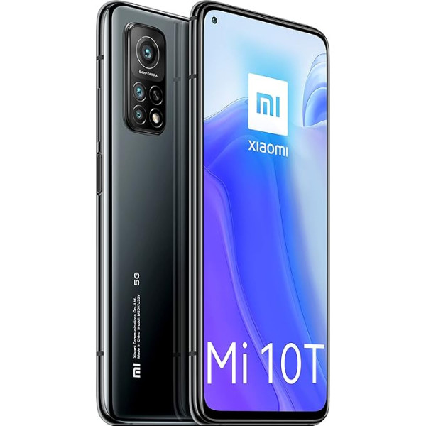 Xiaomi Mi 10T 128GB DS Black 6,7 collu ES 5G (8GB) Android