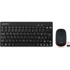 Periduo 711-712 Tastatūra un pele Nero-Mini