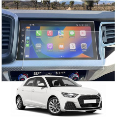 CDEFG Savietojams ar Audi A1 GB 2019-2023 2024, Navigācijas aizsargplēve A1 4H Scratch-Resistant 10,1 collu GPS ekrāna aizsargplēve Navigācijas plēve A1 Sportback Accessories Pack of 2