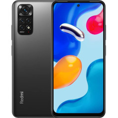 Xiaomi Redmi Note 11S viedtālrunis 16,33 cm FHD+ DotDisplay, 90Hz FHD+ Amoled DotDisplay, 33W Pro Quick Charge Dual SIM 6G + 64GB Graphite Grey [Global Version].