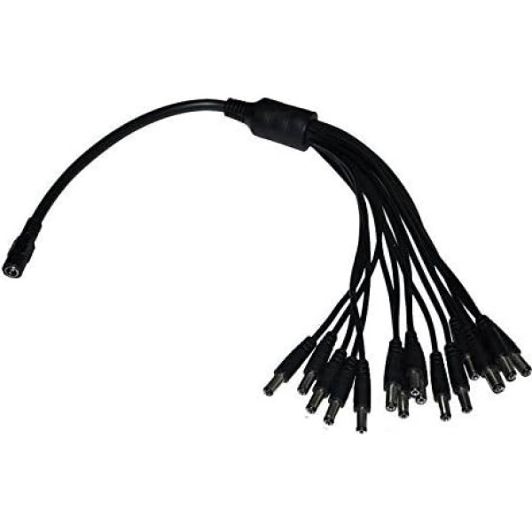 BW DC 1 Frau zu 16 Mann-Energien-Teiler-Adapter-Kabel für CCTV-Kamera