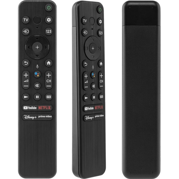 YiBiChin universāla balss tālvadības pults Sony Smart TV, tālvadības pults RMF-TX800U, saderīga ar Sony Bravia All 2022 4K 8K HDTV XR KD Series, ar 4 populārām īsceļu pogām