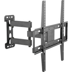 RICOO S7644 TV Wall Mount Swivelling Tilting for 32-55 Inch Universal TV Mount for Wall Mount TV 55 Inches up to 35 kg with Max. VESA 400 x 400 mm