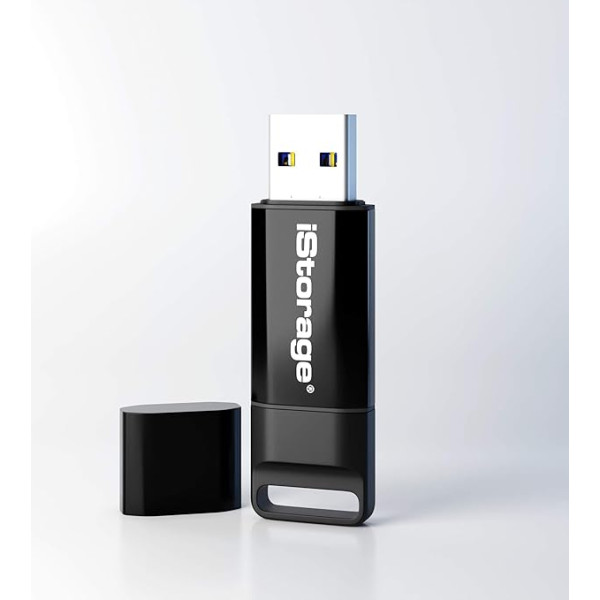 iStorage datAshur BT 128 GB | Зашифрованный защищенный флеш-накопитель | Разблокировка с помощью смартфона с Bluetooth | Сертифицирован в соответствии с FIPS 1