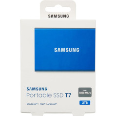 Samsung Portable T7 2TB ārējais SSD USB 3.2 Gen 2 MU-PC2T0H/WW