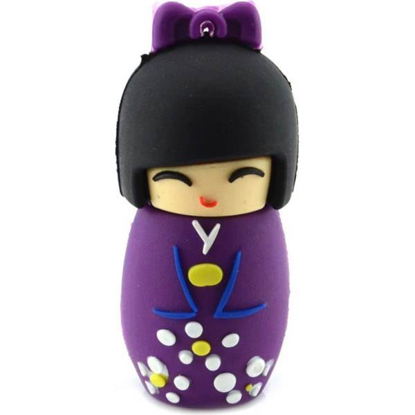 AreTop Cle USB 64 Go Clef USB Poupée Japonaise USB 2.0 Fantastiskais USB 2.0 zibatmiņas diskdzinis atmiņas kompaktdisks (64GO, violets)